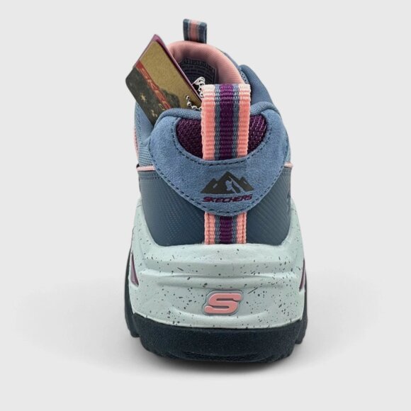 Skechers Women's Size 9 D'Lites Hiker Hillock Slate/Pink Athletic Sneaker - Picture 5 of 9